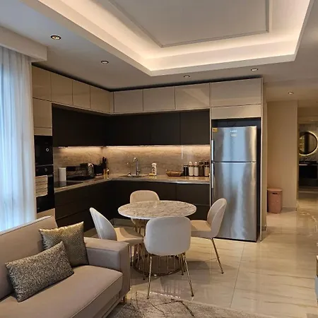 10 этаж 2 Bed Cebeci Towers * 알란야