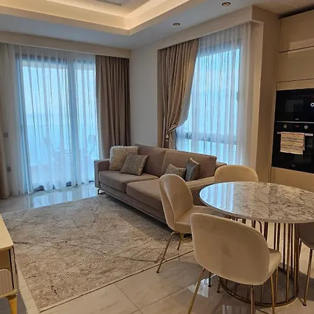 10 этаж 2 Bed Cebeci Towers * 알란야